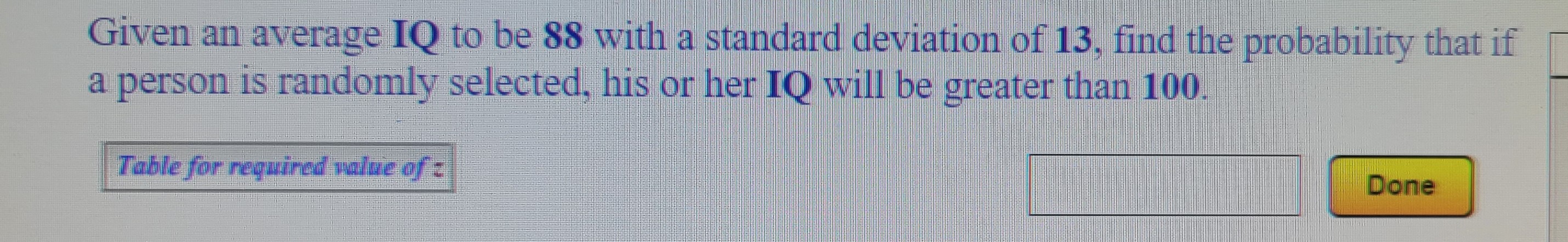 deviation of 240 [N(1100, 240)]. Above what GRE score will put you