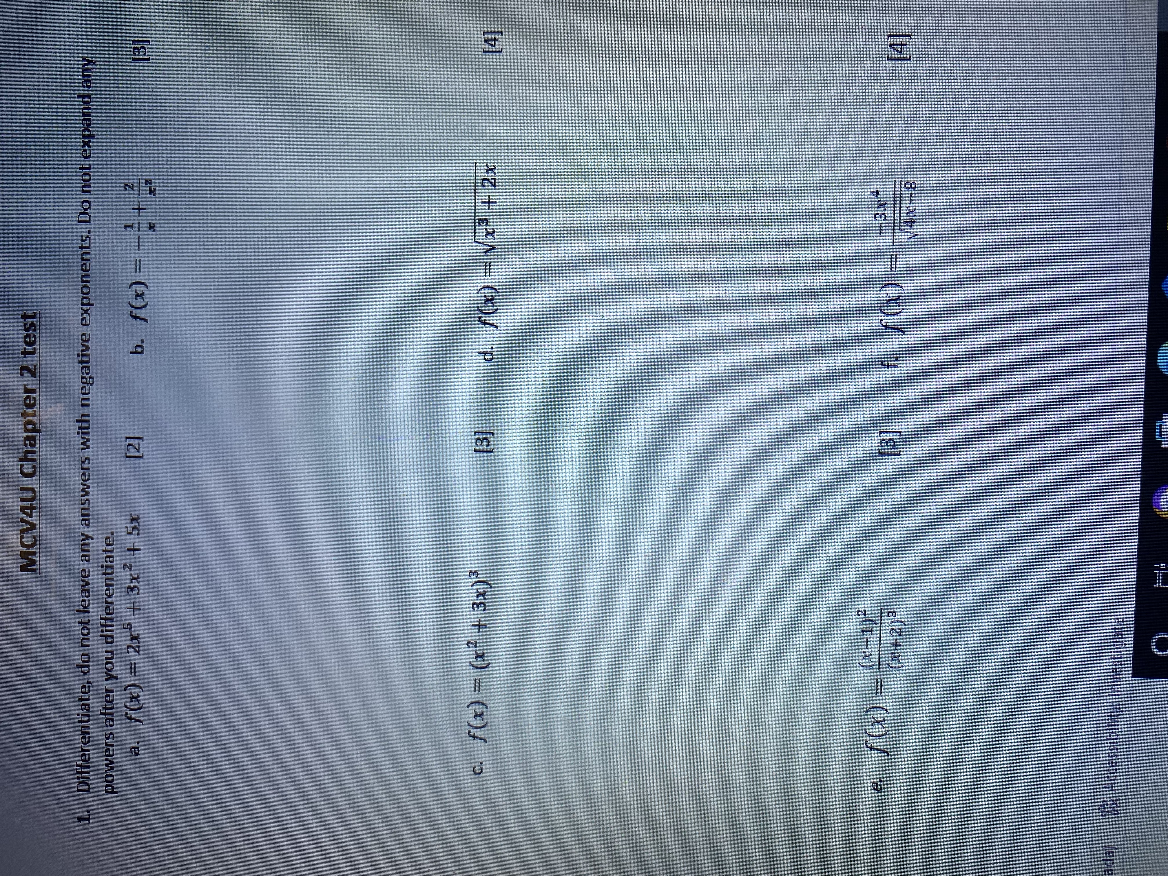 + 2x [4] e. f (x) - (x-12 [3] [4]\f6. The concentration,