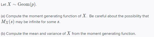X. Be careful about the ooaeiiailityr that M}; (a) mayr be infinite