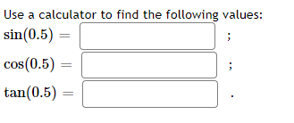 the following: sec(0) equals csc(8) equals tan (0) equals cot (0) equalsSimplify