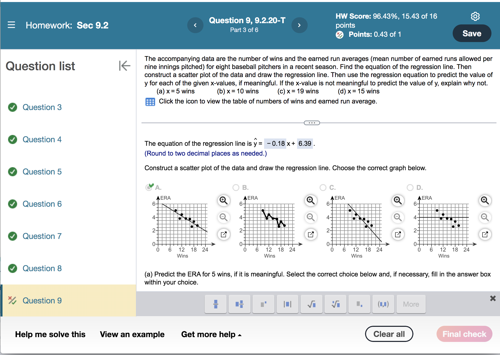 is meaningful. Select the correct choice below and, if necessary, fill in