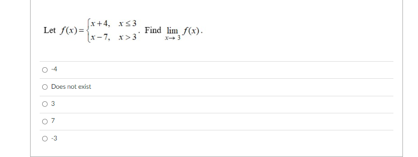 -4.001, -4.0001.) X Find lim x--4-x+4 O -1 O1\fx2 - 16 Find