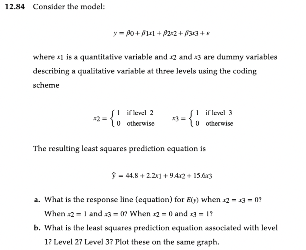 + $3x3+ & where x1 is a quantitative variable and x2 and