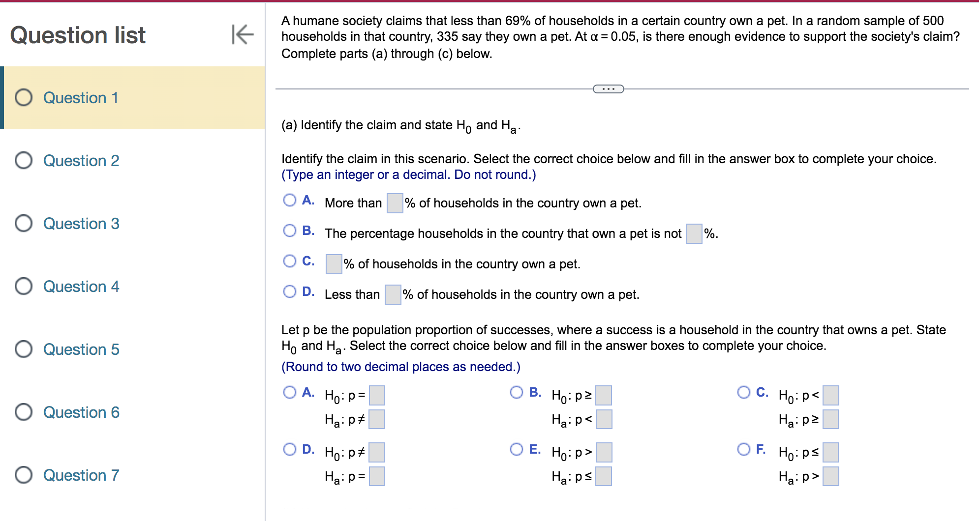 At a = 0.05, is there enough evidence to support the society's