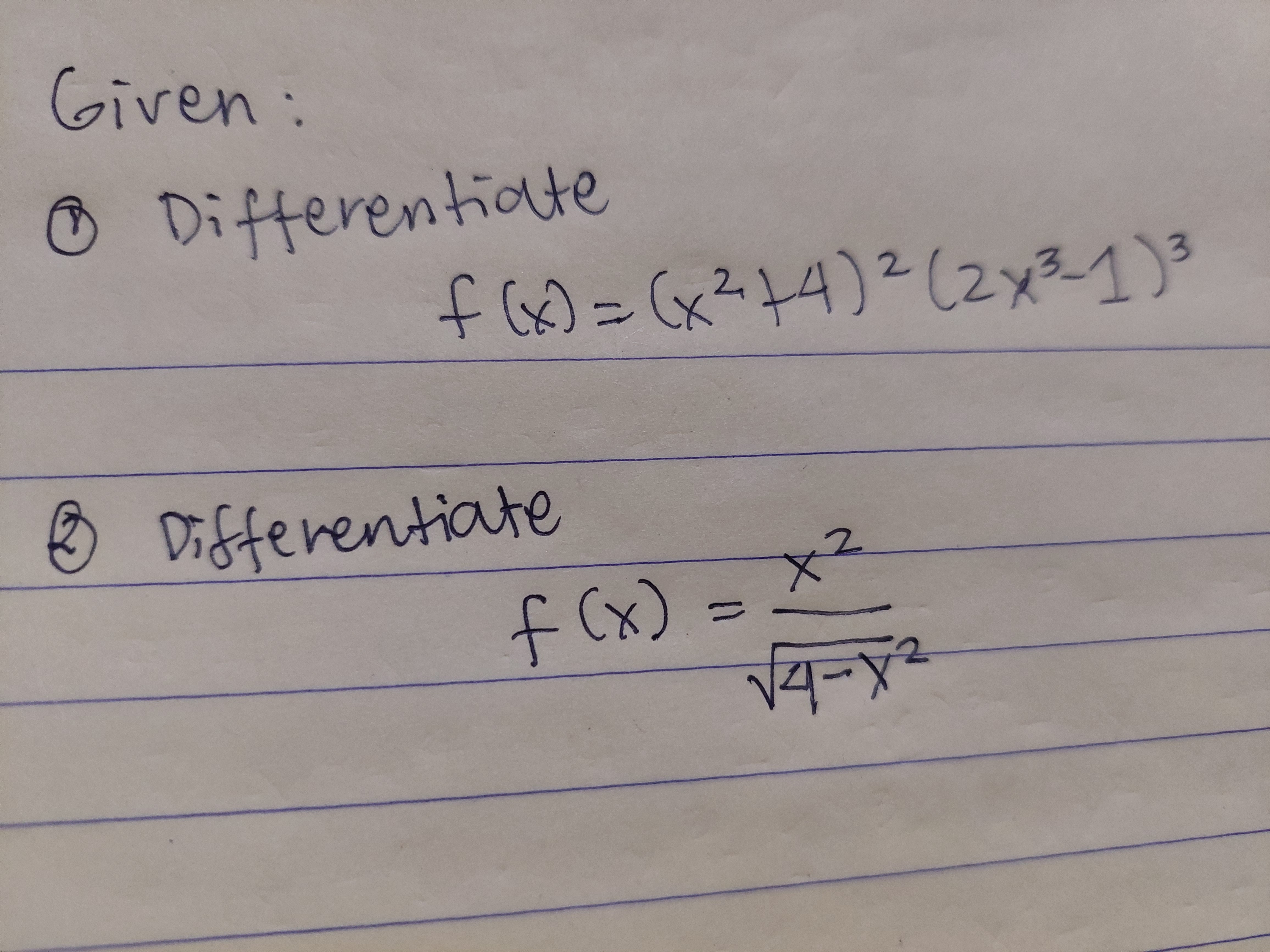 2 +4 ) 2 ( 2 x 3 - 1 ) 3