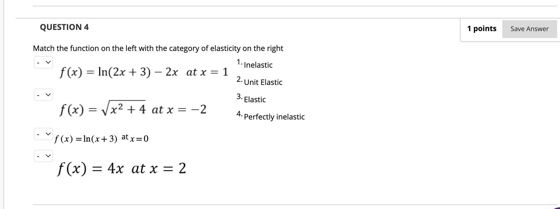 the function: f(x) = W The third-order Taylor approximation at the point