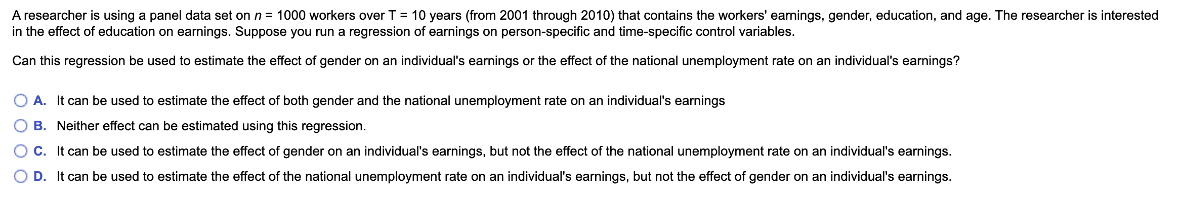 1000 workers overT = 10 years (from 2001 through 2010) that contains