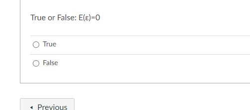 correlation coefficient O Our residuals will not be zero The regression model