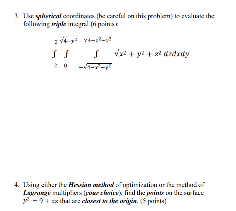 standard form (5 points). b) Compute Duf (2, 1), the directional derivative,