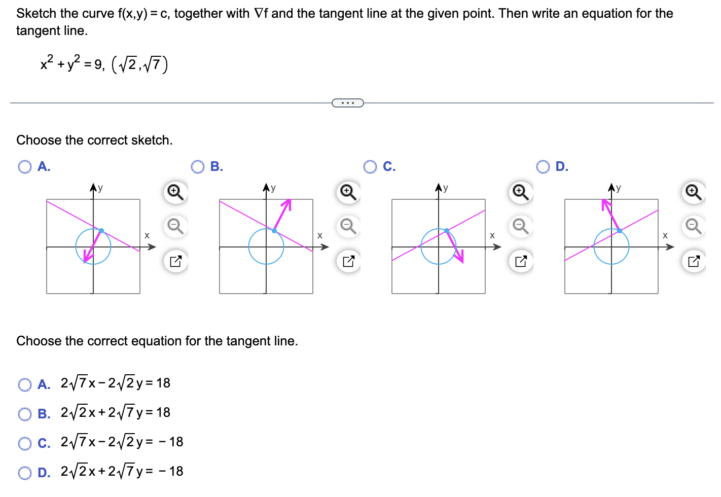 = cost, and y = sint, express - dw dt as a