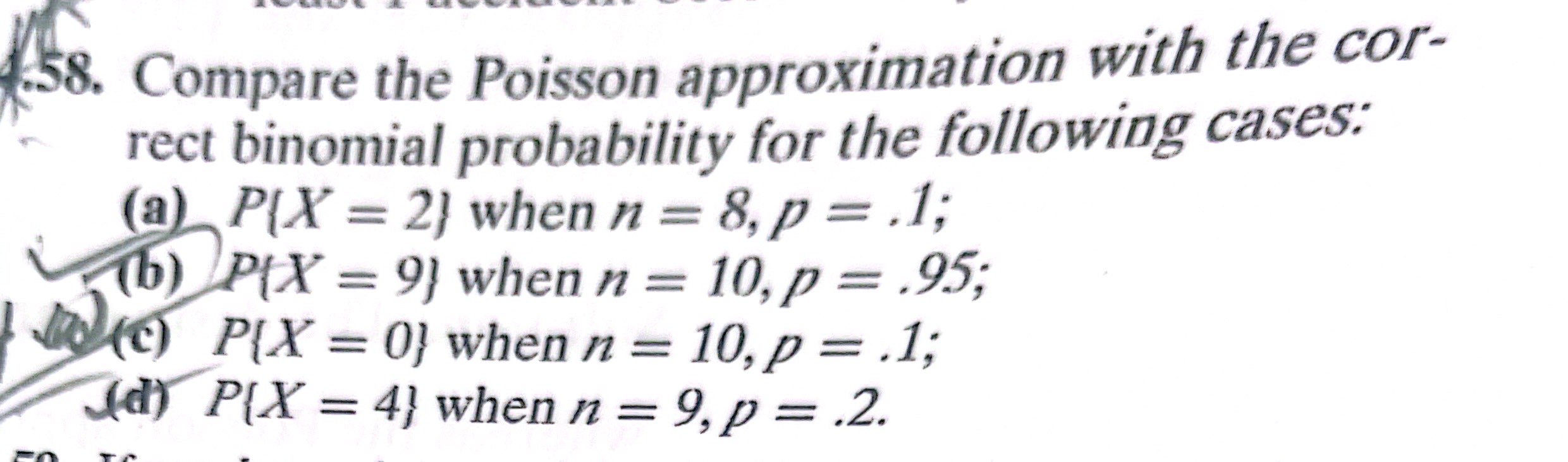 for the following cases: (a) PIX = 2) when n = 8,