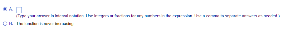 the graph is increasing and decreasing. u b. Identify the function's local