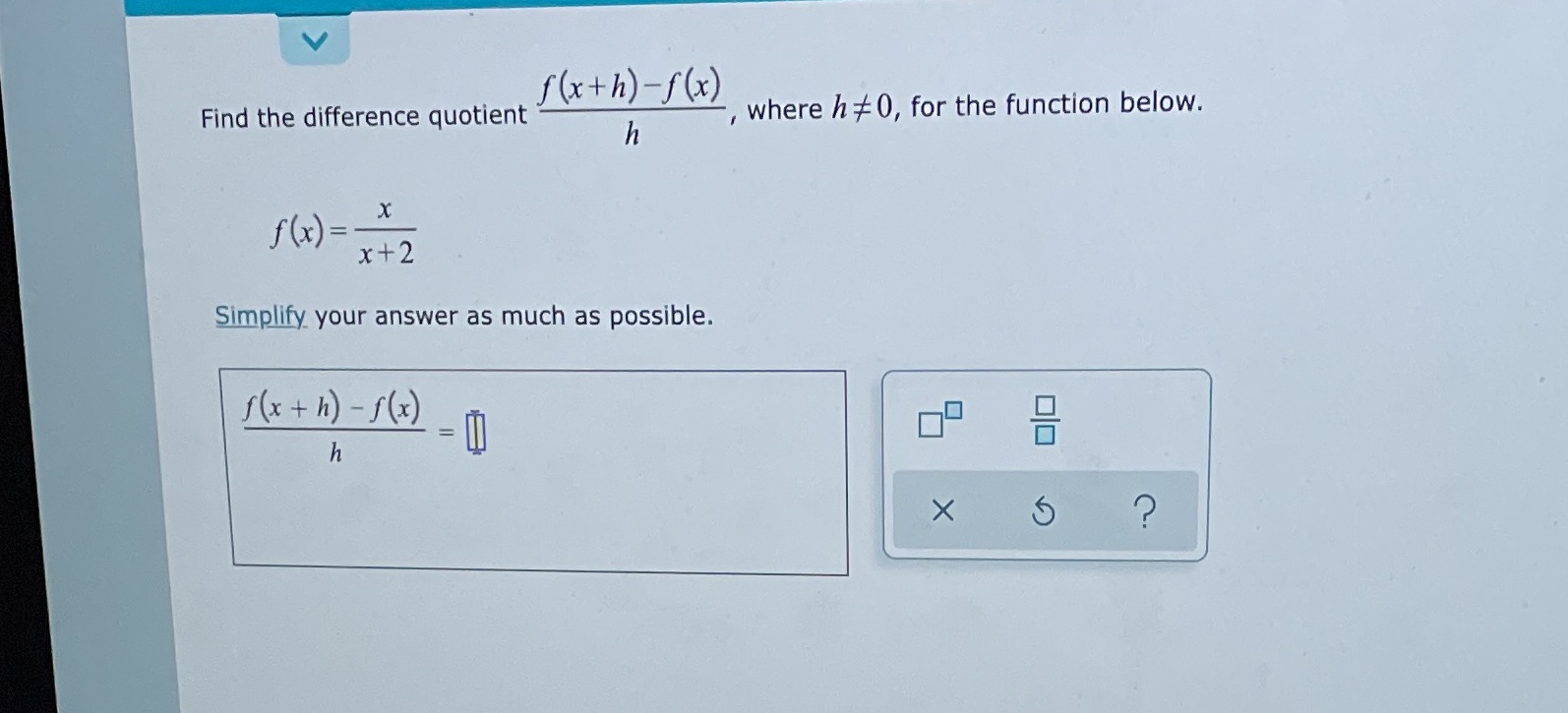  Find the difference quotient f(xth) - f(x) h , where h