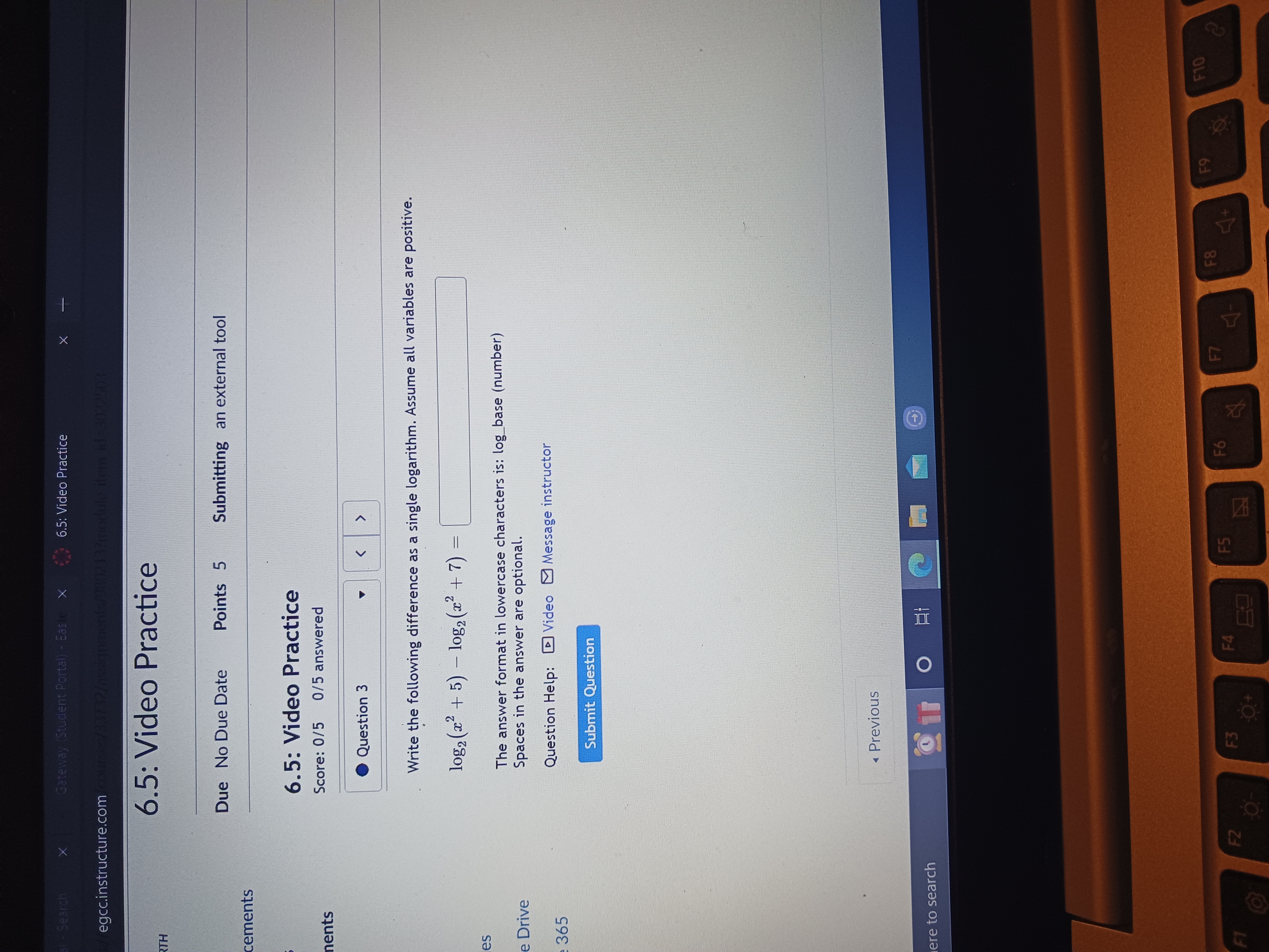 Video Practice RTH Due No Due Date Points 5 Submitting an external