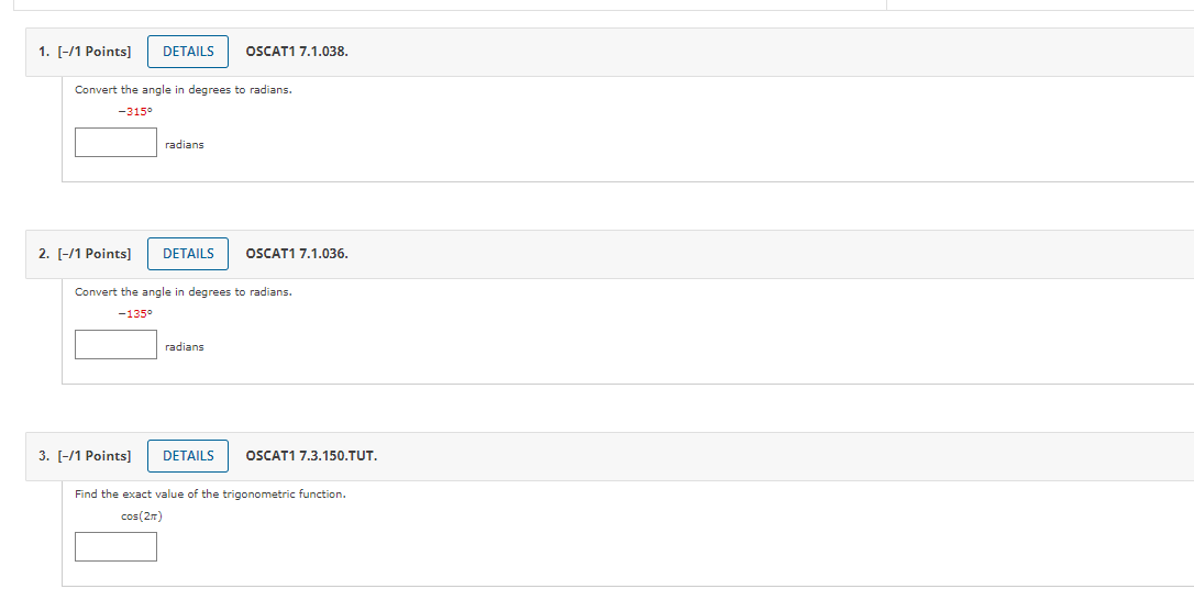 given angle. 1750 5. [-/1 Points] DETAILS OSCAT1 7.3.163. State the reference