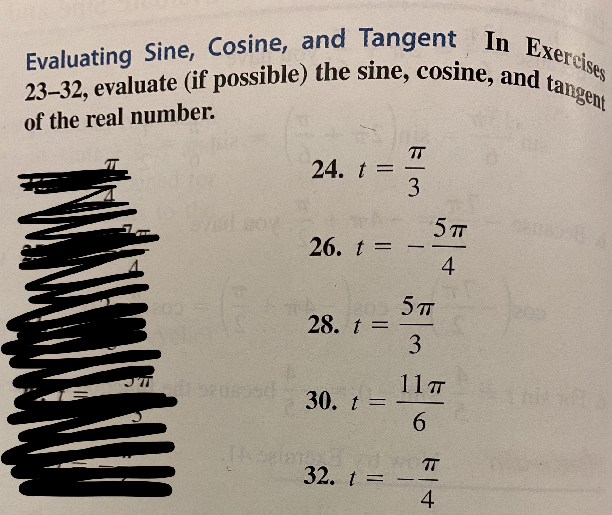 the point (x, y) on the unit circle that corresponds to the