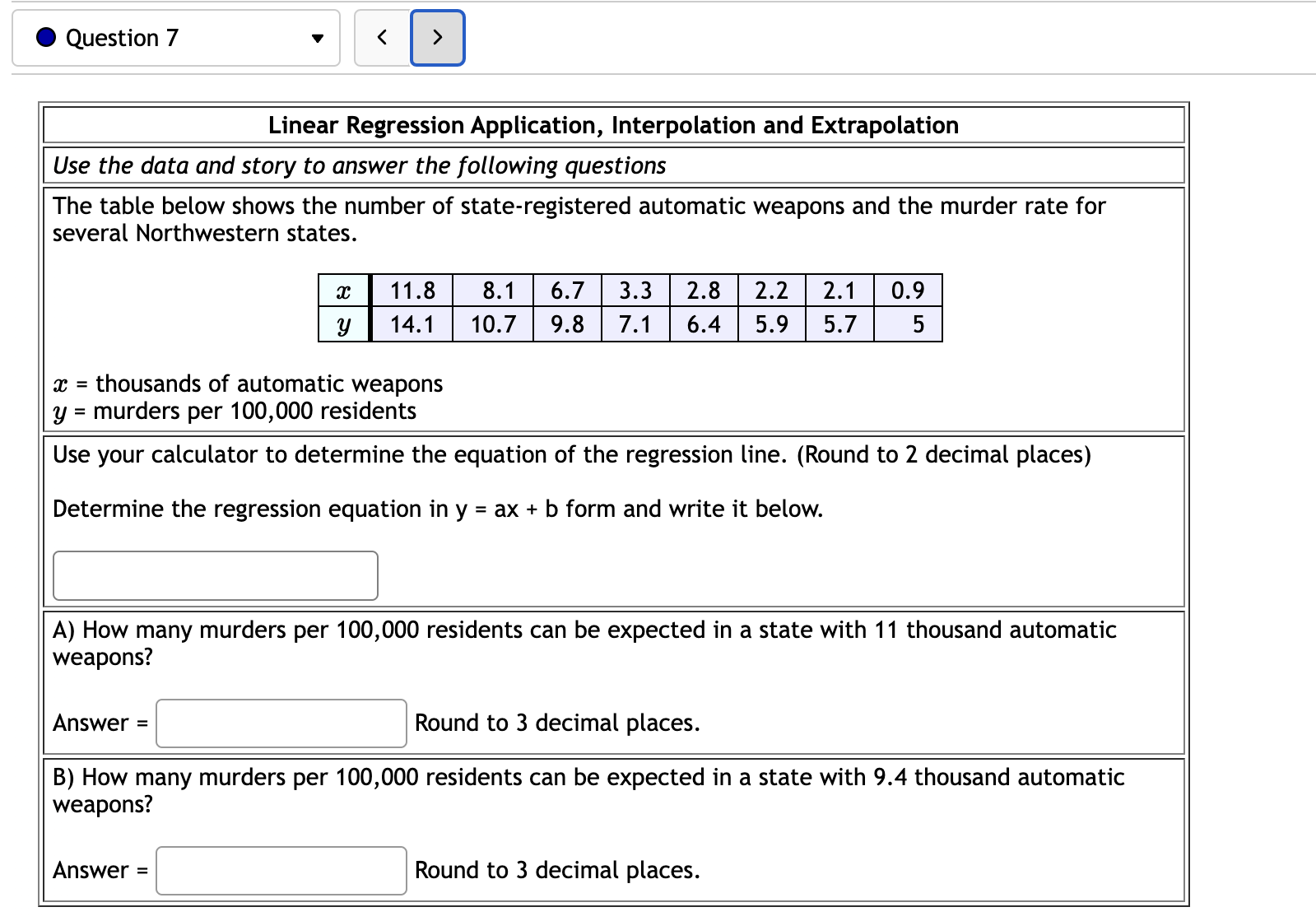 Is there an association between the two variables? If yes, is it