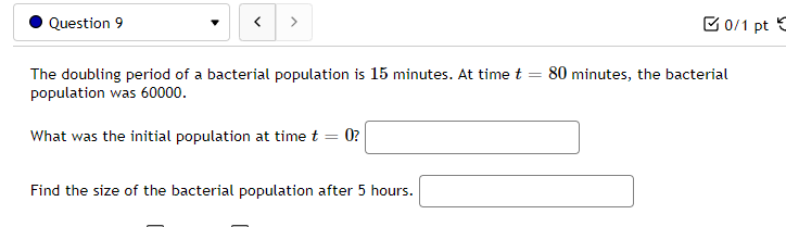P represents population, and t the number of years of growth. An