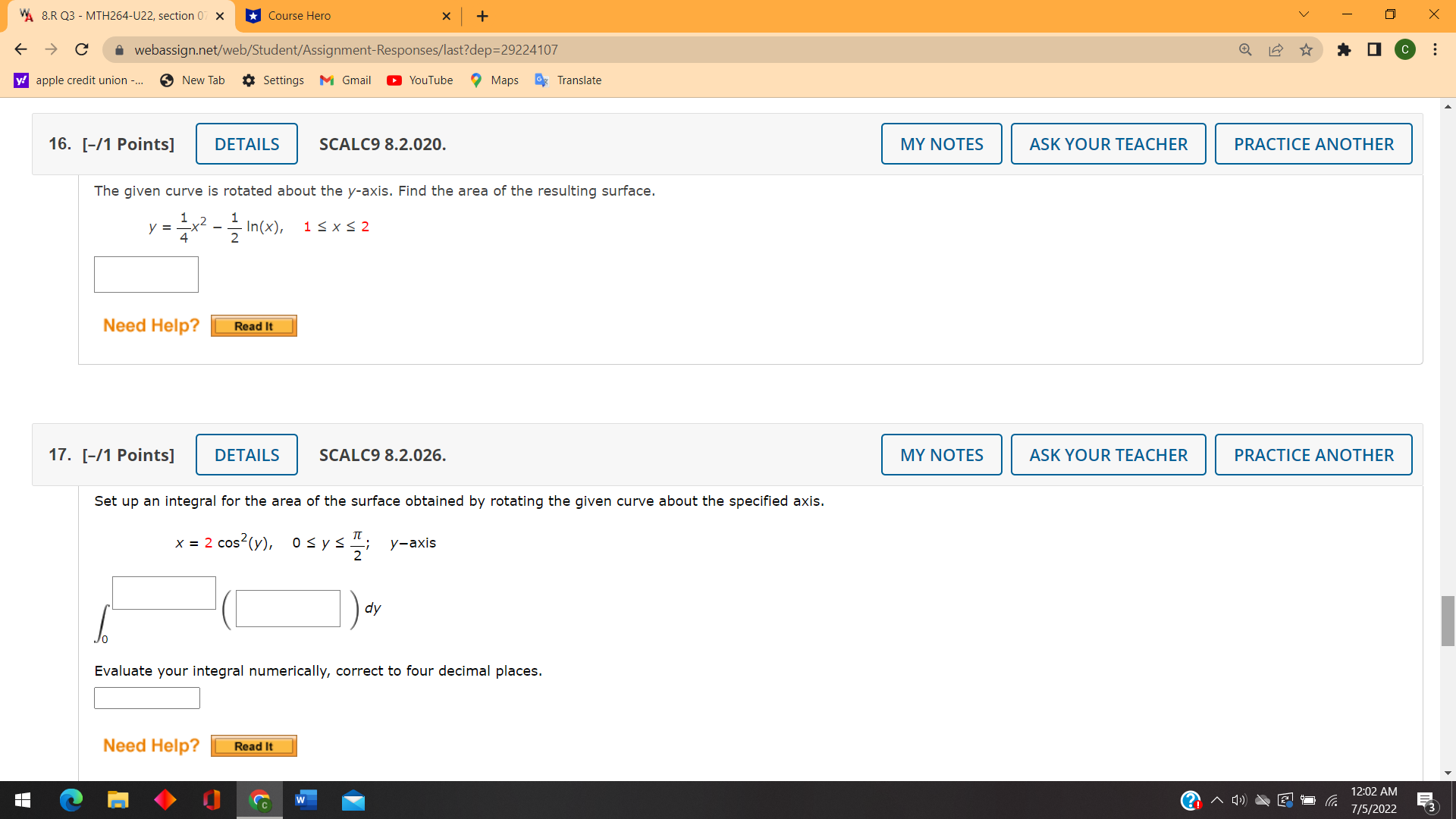 [-/1 Points] DETAILS SCALC9 8.2.020. MY NOTES ASK YOUR TEACHER PRACTICE ANOTHER