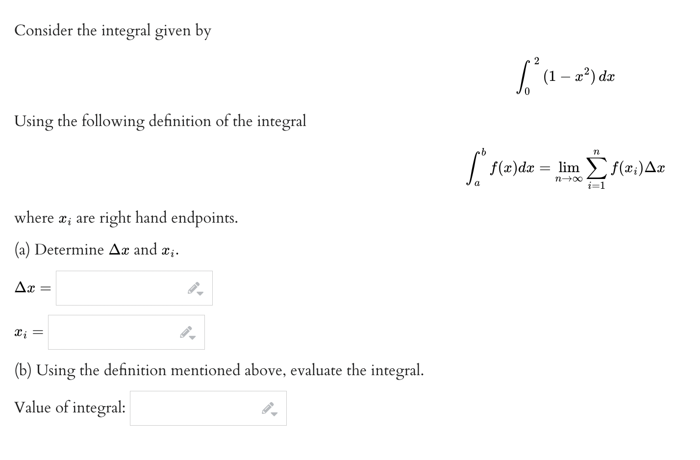 brackets is Rn which is the Riemann sum where the sample points