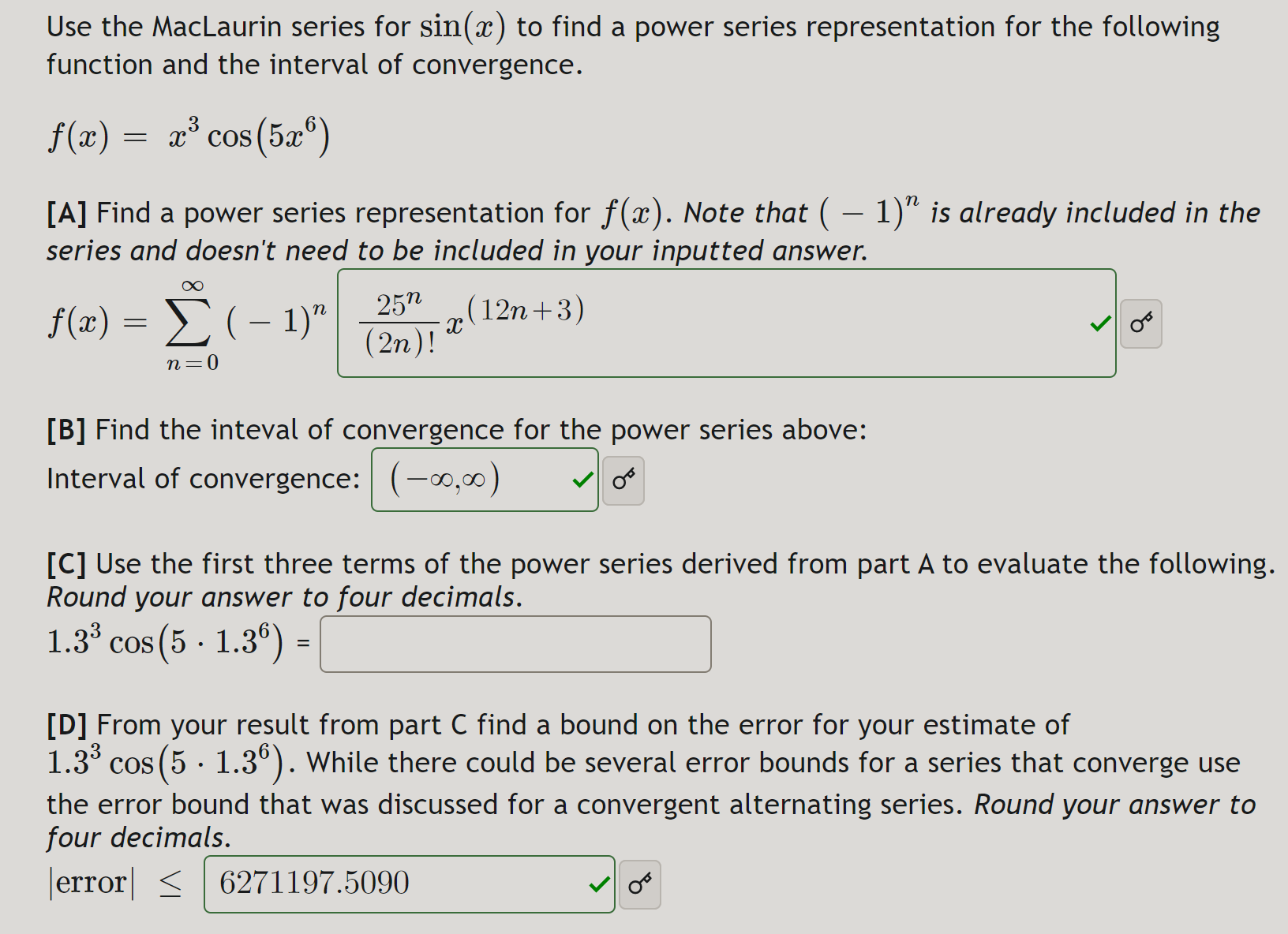 Please teach how to solve question c, only question c Thank you
