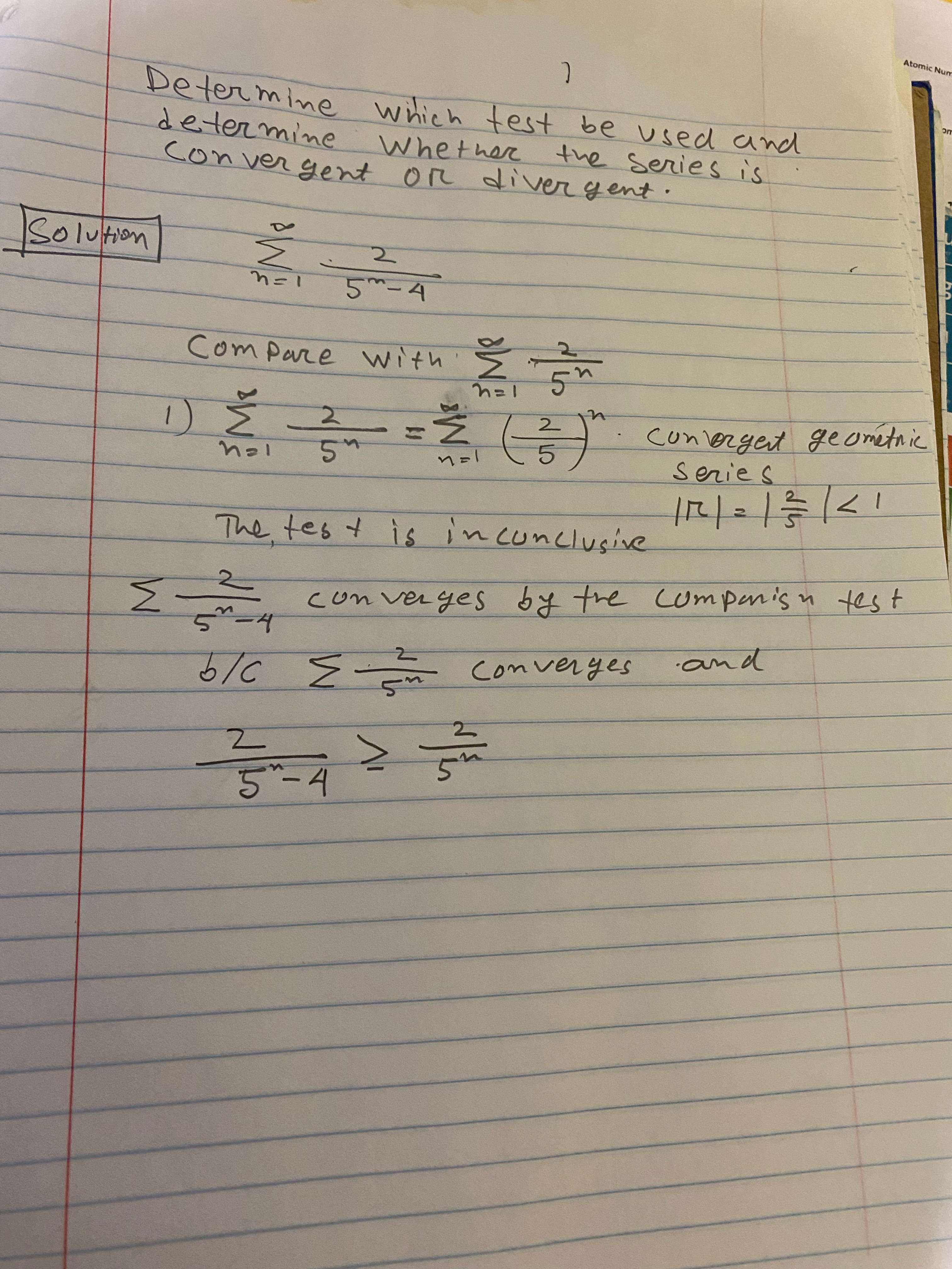 Please check my work. Make sure my solution is correct form.Is this