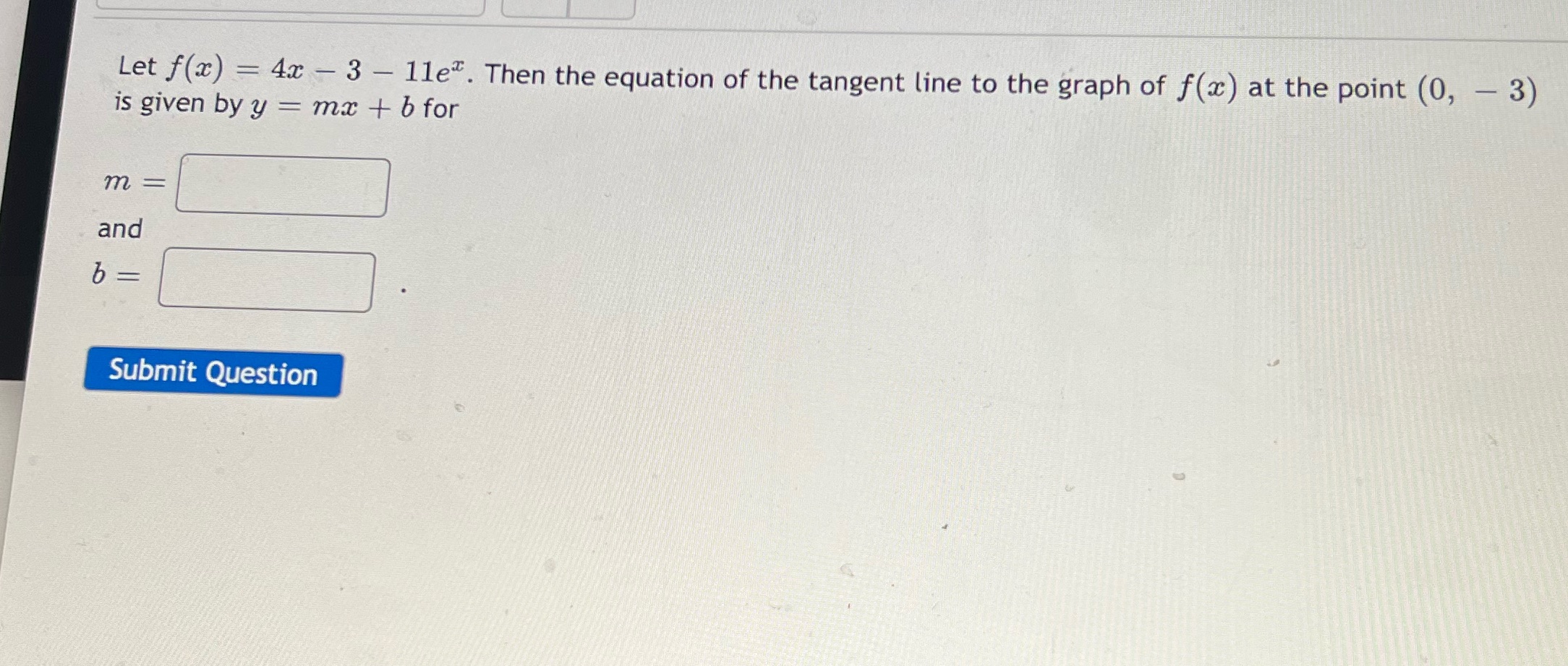 Let f(x) = 4x - 3 - 1let. Then the equation