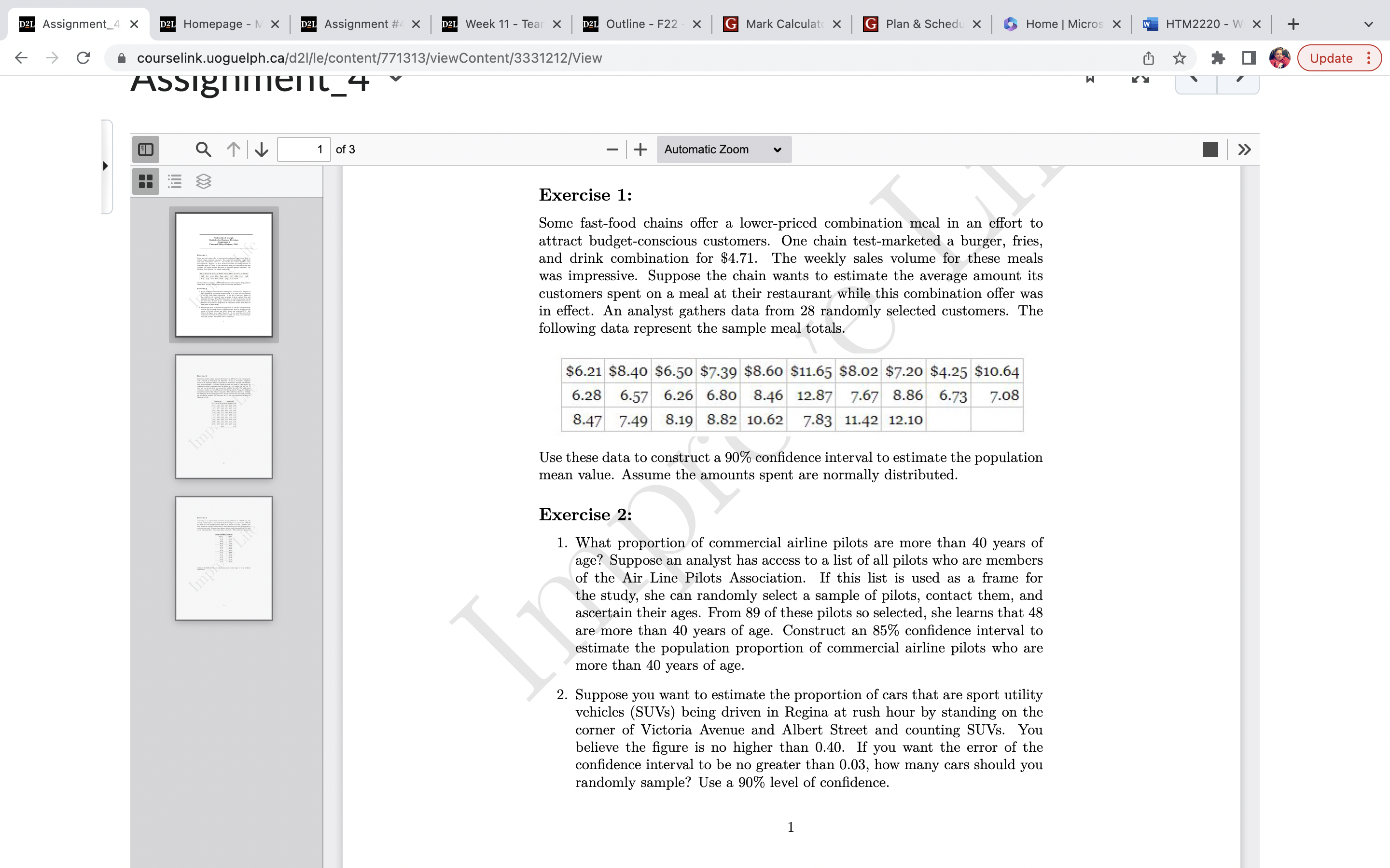 D2L Assignment_4 X D2L Homepage - N X D2L Assignment #