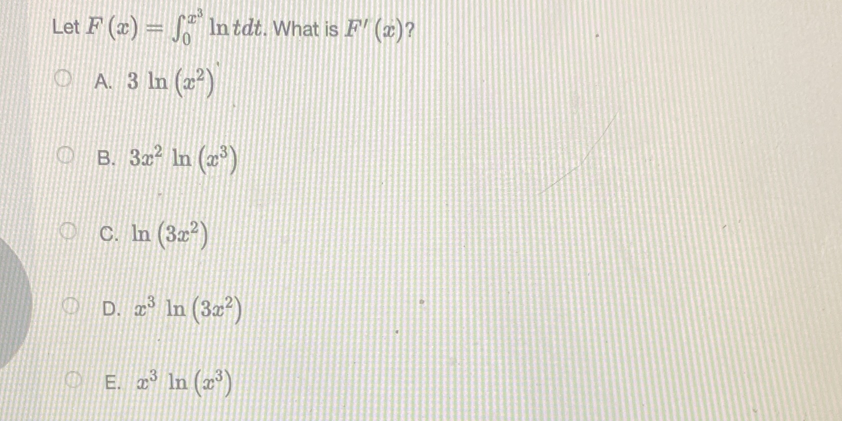 Let F ati IS a} l? 'l O A, B. C. 3'