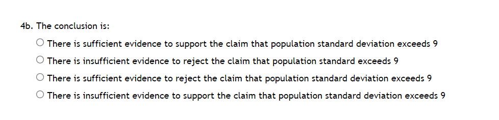 is x2 = 3b. The P-VaLue {to 3 decimals] is: 4a. At