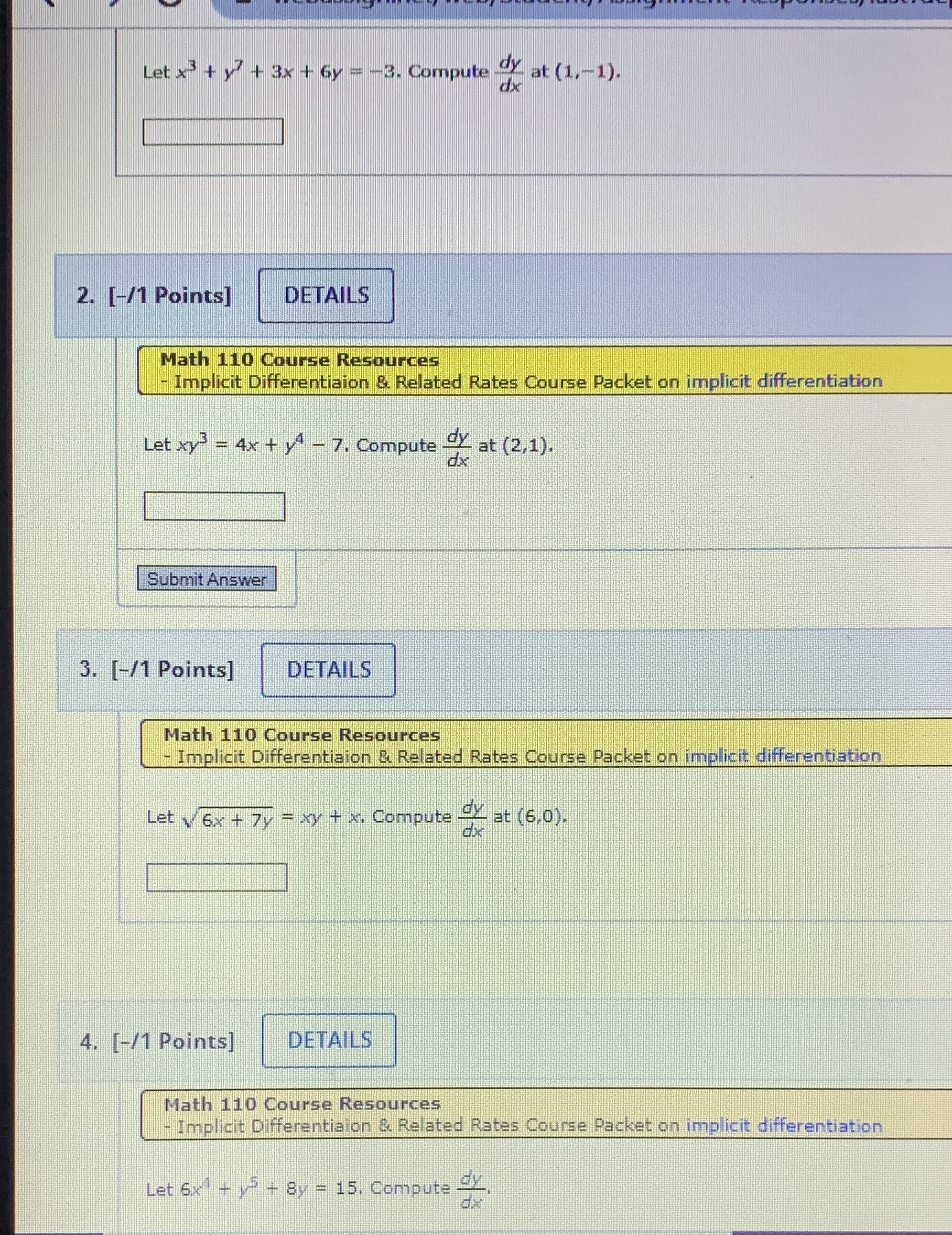 Let X + y + 3x + 6y - -3. Compute