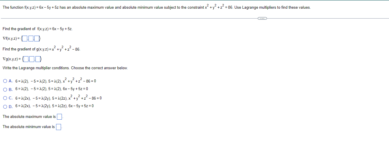 f(x,y) = 7xy. Vf(x.y) = (0 Find the gradient of g(x,y) =