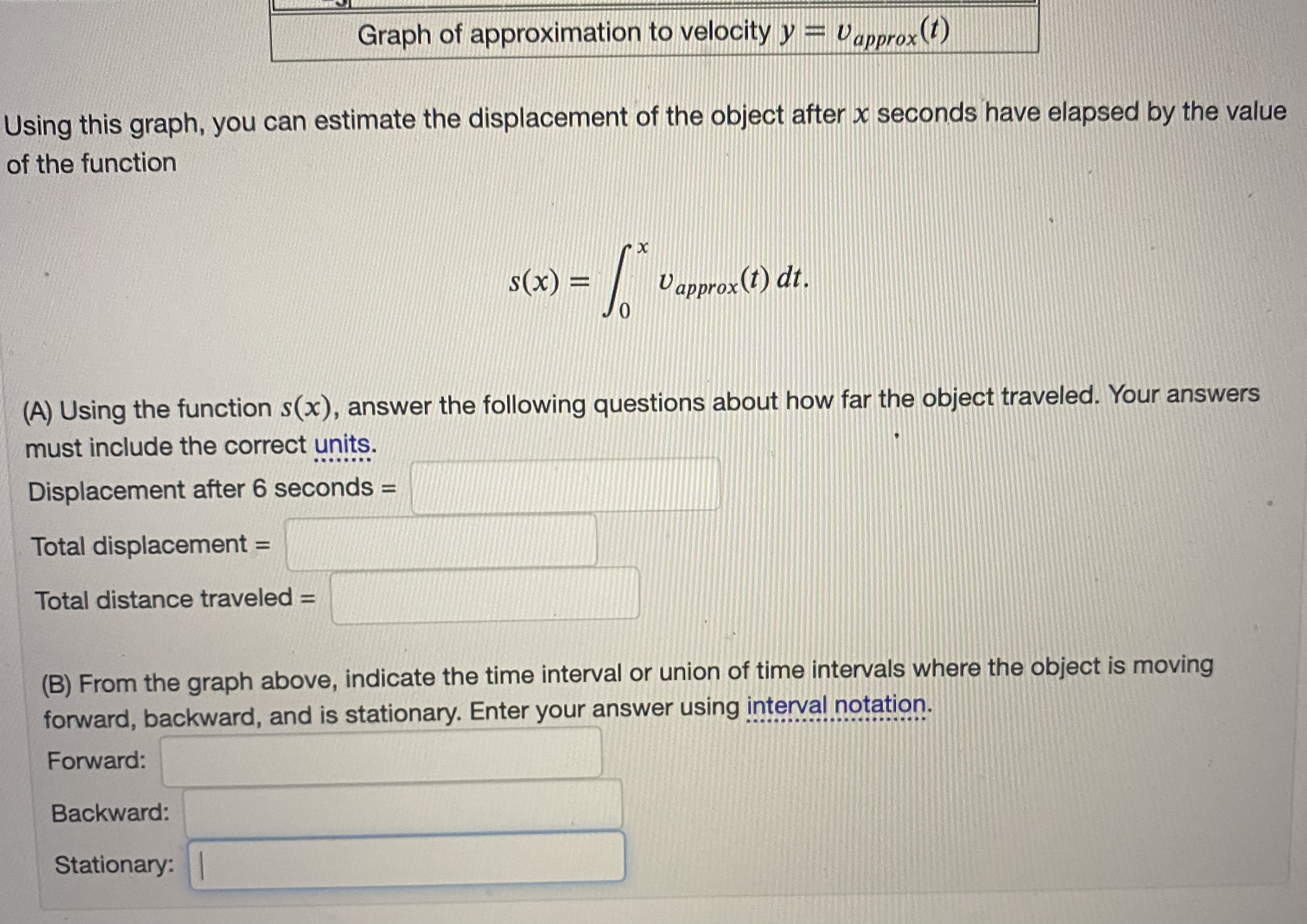 Graph of approximation to velocity y - Uapprox (1) Using this