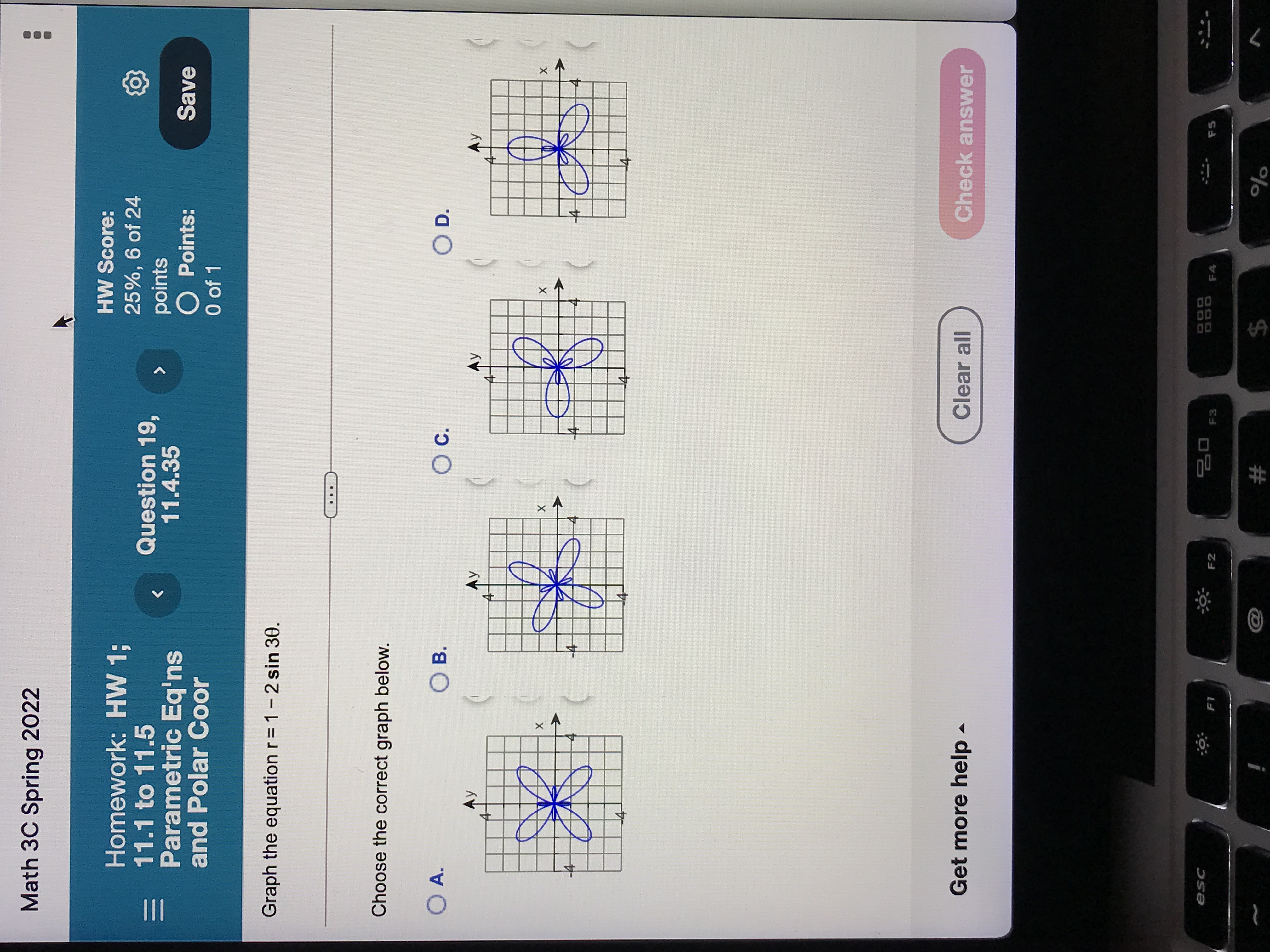 Graph the curves r = 1 + 2 cos 0 and r=