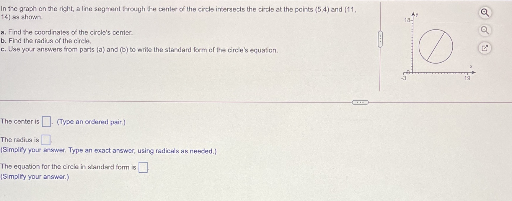 In the graph on the right, a line segment through the