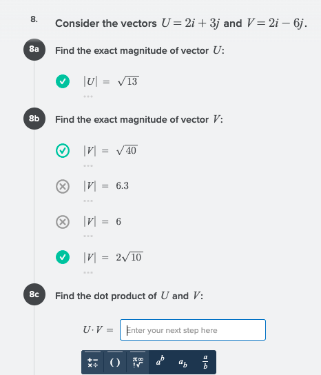 Determine the direction angle 0 of vector U, where 0'