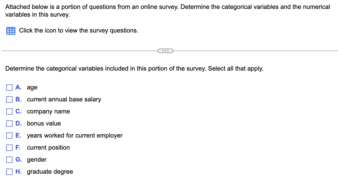 which you currently work? What is your current annual base salary? What,