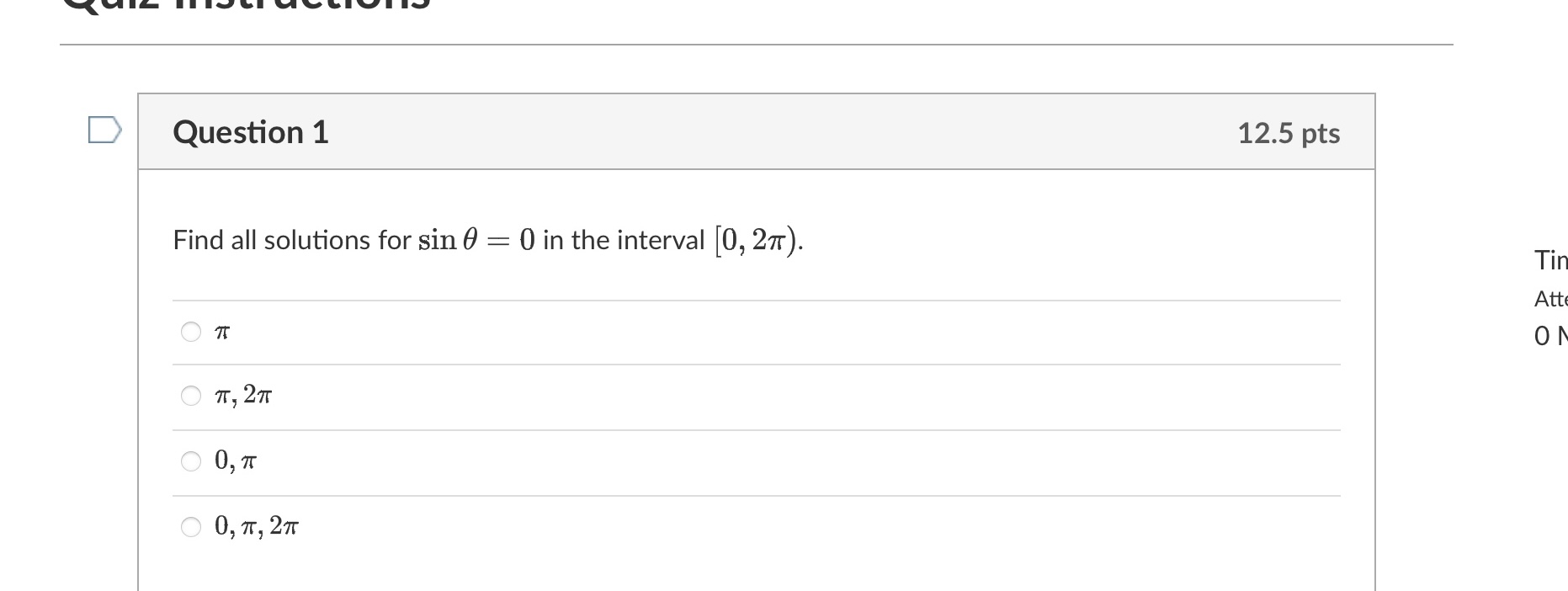 = Ov =D Question 4 The expression below is equivalent to which