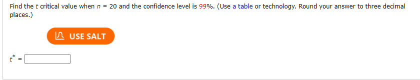 A (Select Option (Inside/Outside) Returning to the formula for the confidence interval