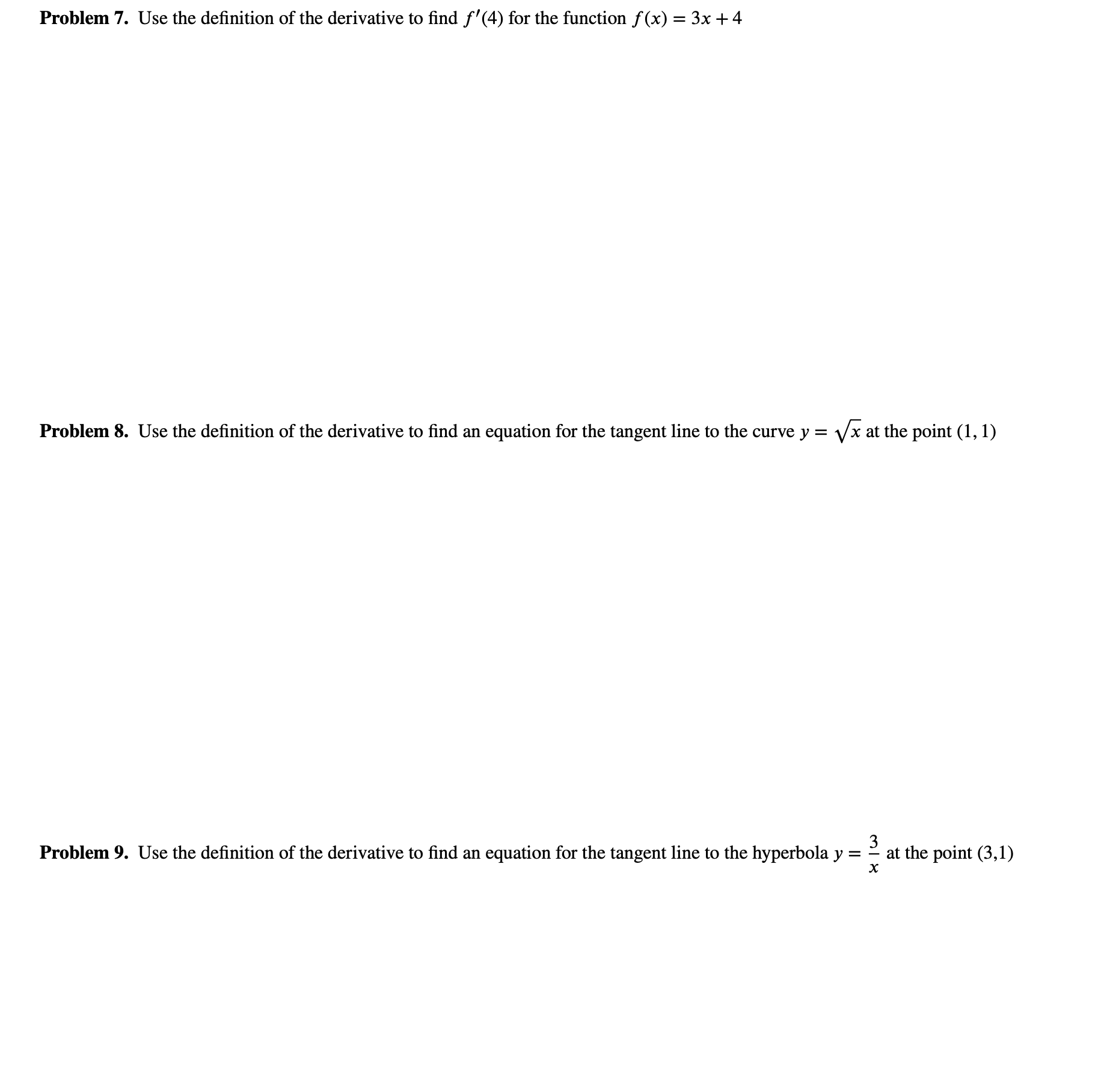  1 Problem 1. Determine where the function f (x) = 1