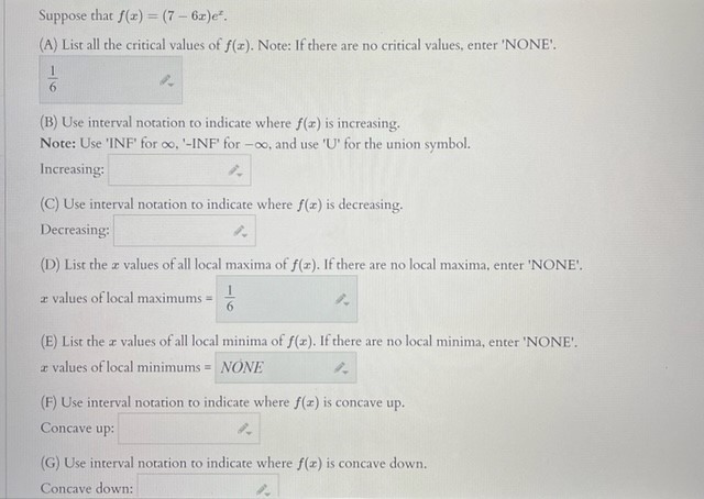 y = (1) List all vertical asymptotes of f. If there are