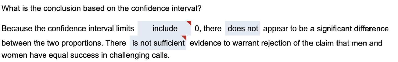 the null hypothesis. There is not sufficient evidence to warrant rejection of
