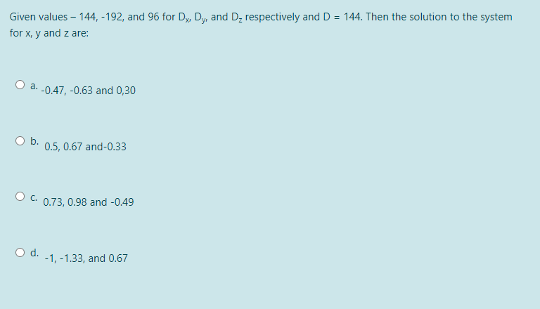 is O a. 9 000 O b. 36 000 O c. 18