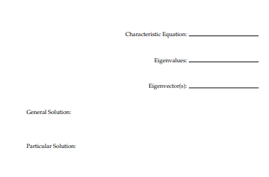 work! Assume Y - (3(t) vol. Y Y. Y(0] -Use the eigenvalue