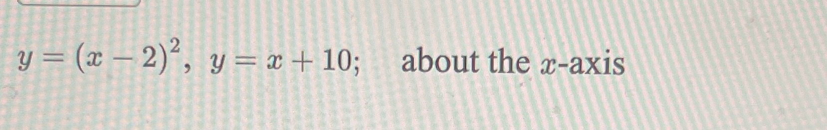 Set up, but do not evaluate, an integral for the volume of