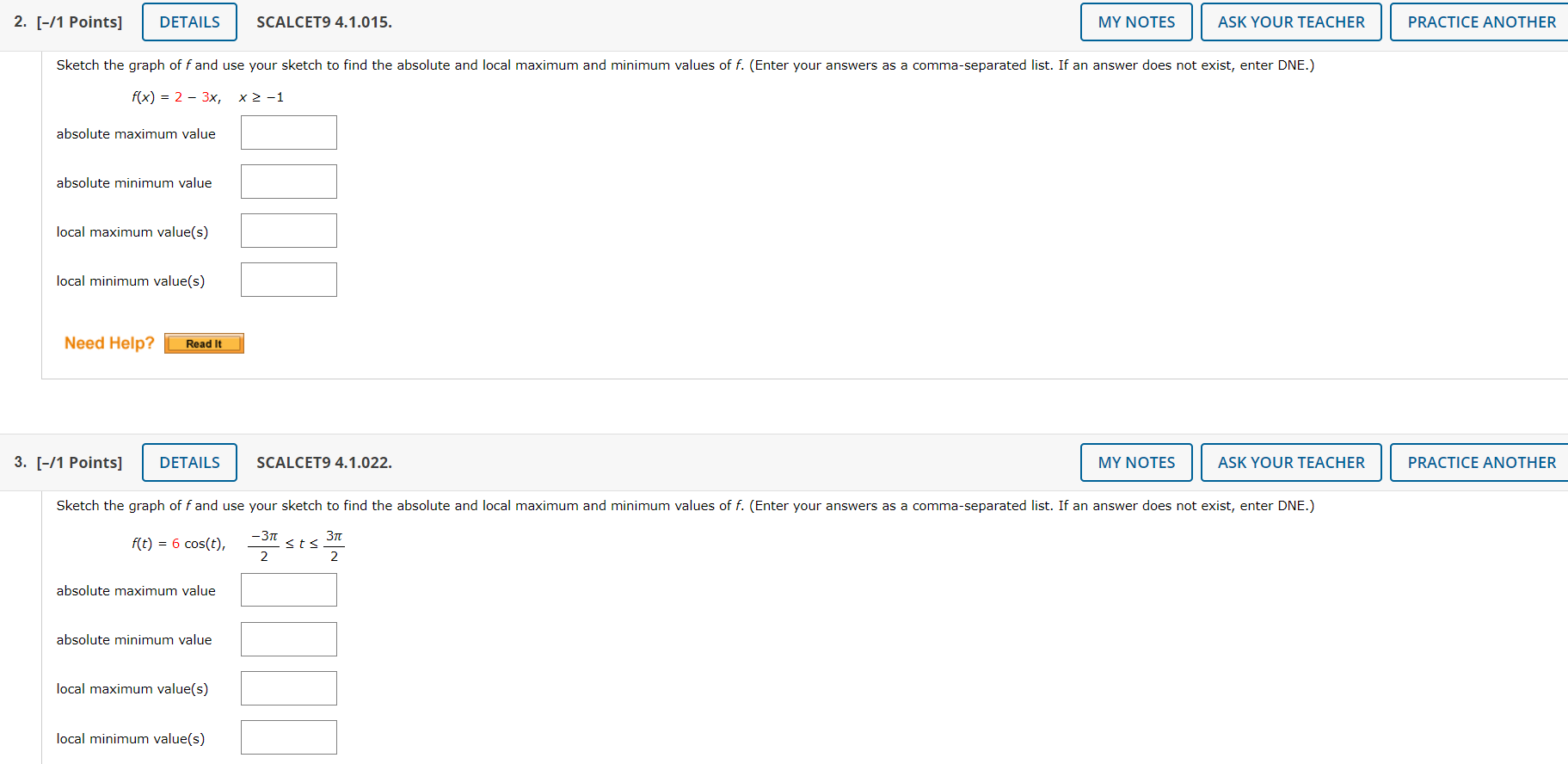each point lies on the gridlines. Enter your answers as a comma-separated