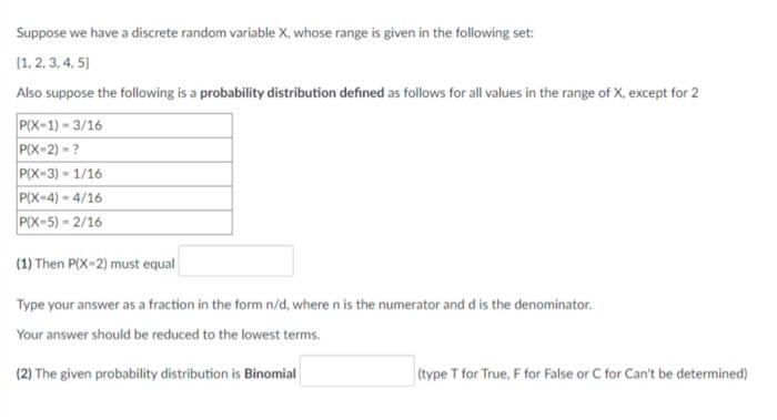 given in the following set: (1. 2, 3, 4. 5] Also suppose