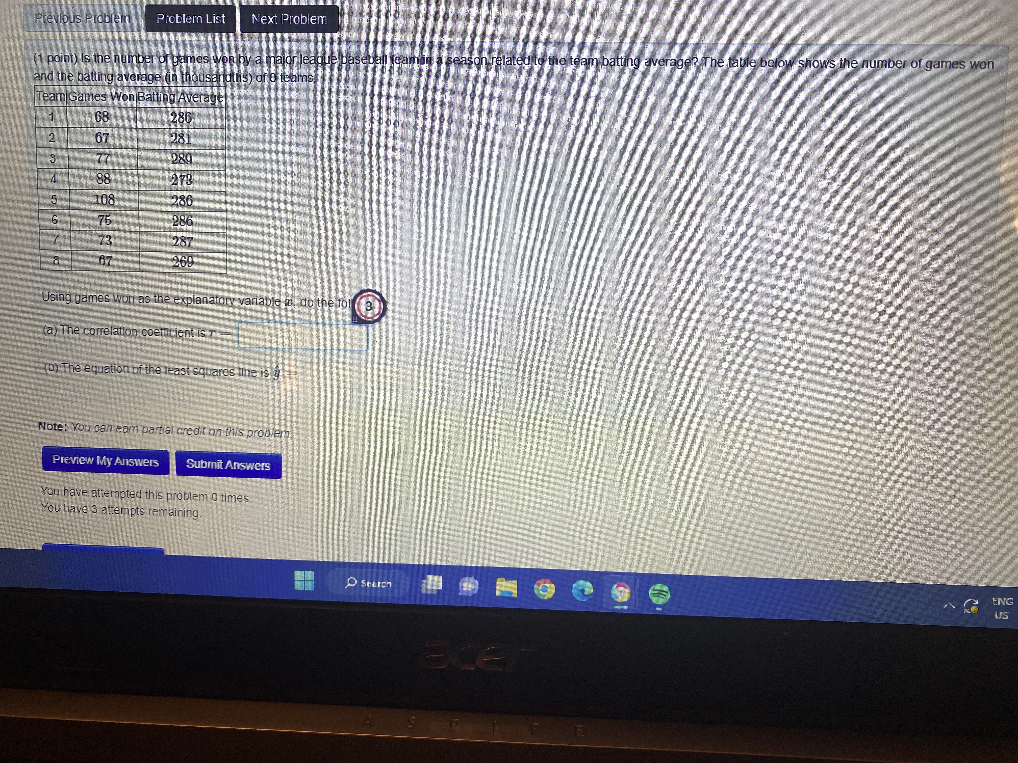 WeBWork TA enerated at 11/10/2022 at 03:16pm ES O Search P(1 point)