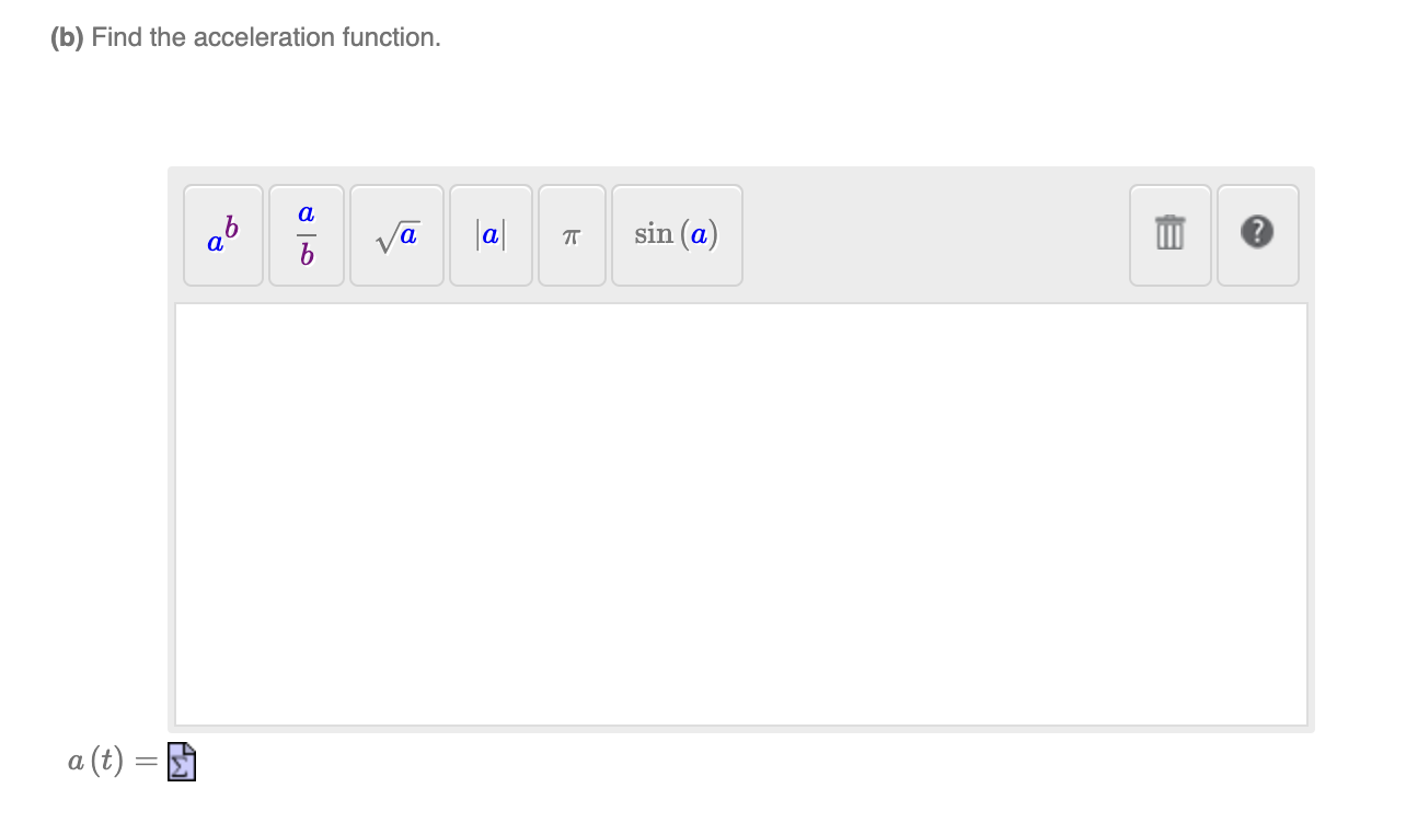 started looking at the position function 5 (t), the position of an