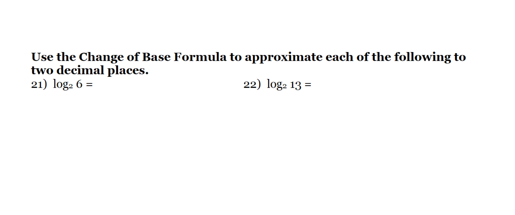 each of the following in exponential form. 1) 1083 X = 9